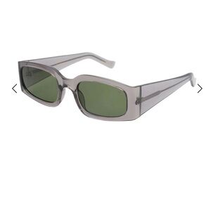 A.Kjaerbede Gray Sunglasses with Green Lenses
